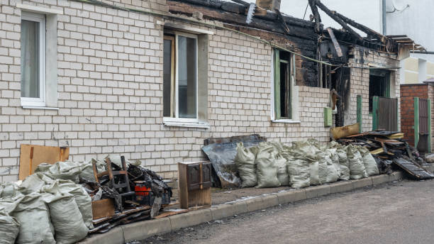 Professional Fire Damage Removal technician working in Pennsylvania, PA